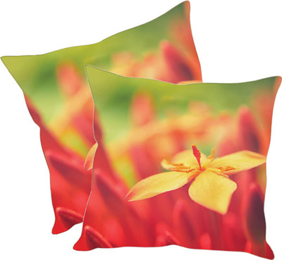 

Sleep Nature's Printed Cushions Cover(Pack of 2, 30.63 cm*30.63 cm, Multicolor)