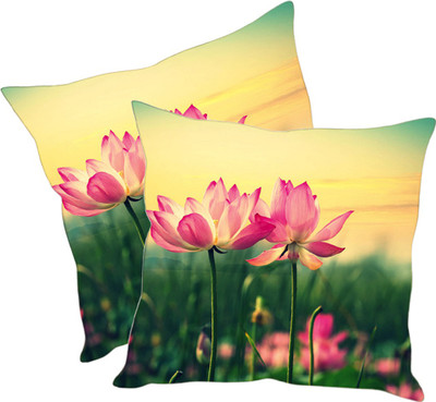 

Sleep Nature's Printed Cushions Cover(Pack of 2, 40.63 cm*40.63 cm, Multicolor)