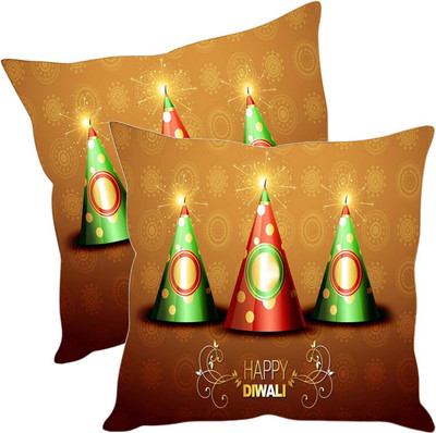 

Sleep Nature's Printed Cushions Cover(Pack of 2, 30.63 cm*30.63 cm, Multicolor)