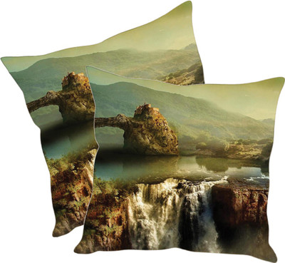 

Sleep Nature's Printed Cushions Cover(Pack of 2, 40.63 cm*40.63 cm, Multicolor)