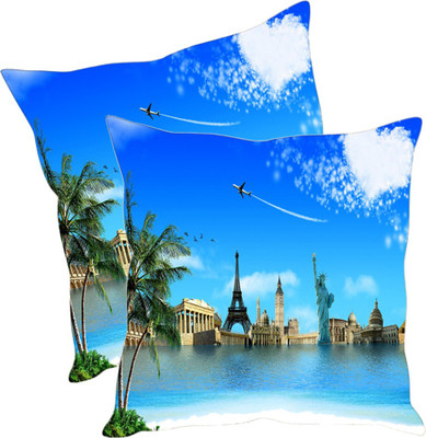 

Sleep Nature's Printed Cushions Cover(Pack of 2, 40.63 cm*40.63 cm, Multicolor)