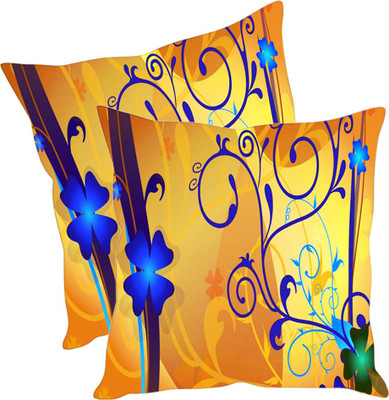 

Sleep Nature's Printed Cushions Cover(Pack of 2, 30.63 cm*30.63 cm, Multicolor)