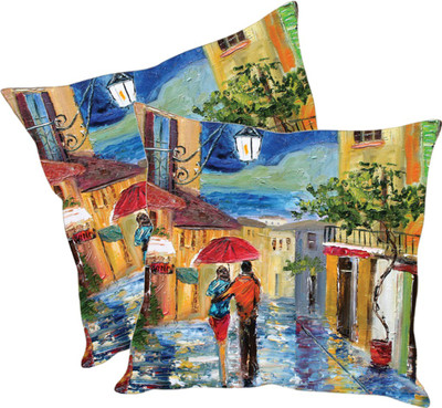 

Sleep Nature's Printed Cushions Cover(Pack of 2, 40.63 cm*40.63 cm, Multicolor)