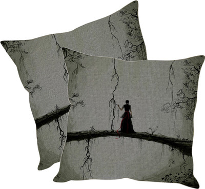

Sleep Nature's Printed Cushions Cover(Pack of 2, 30.63 cm*30.63 cm, Multicolor)