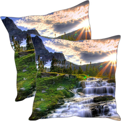 

Sleep Nature's Printed Cushions Cover(Pack of 2, 30.63 cm*30.63 cm, Multicolor)