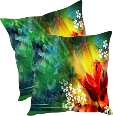 

Sleep Nature's Printed Cushions Cover(Pack of 2, 40.63 cm*40.63 cm, Multicolor)