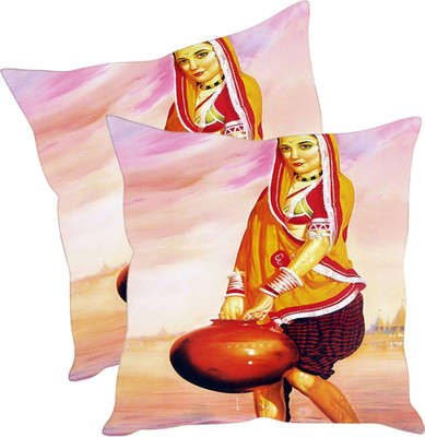 

Sleep Nature's Printed Cushions Cover(Pack of 2, 40.63 cm*40.63 cm, Multicolor)