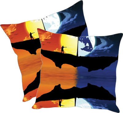 

Sleep Nature's Printed Cushions Cover(Pack of 2, 30.63 cm*30.63 cm, Multicolor)