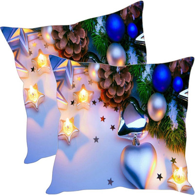 

Sleep Nature's Printed Cushions Cover(Pack of 2, 30.63 cm*30.63 cm, Multicolor)