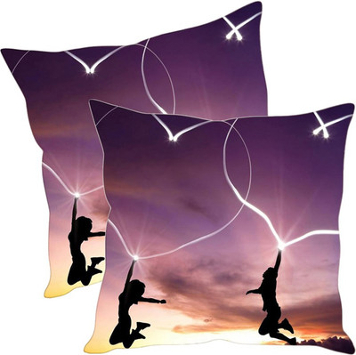 

Sleep Nature's Printed Cushions Cover(Pack of 2, 40.63 cm*40.63 cm, Multicolor)