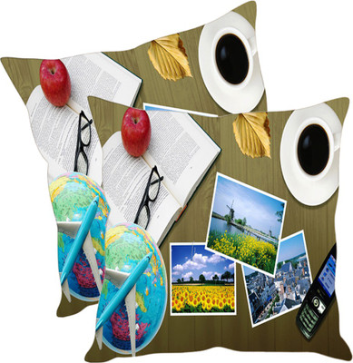 

Sleep Nature's Printed Cushions Cover(Pack of 2, 30.63 cm*30.63 cm, Multicolor)