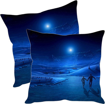 

Sleep Nature's Printed Cushions Cover(Pack of 2, 30.63 cm*30.63 cm, Multicolor)