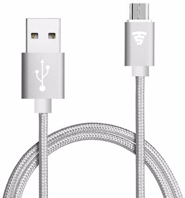 Tech Sense Lab Indestructible, Elegant & Tangle Free Micro USB Cable 2.1 A 1 m Nylon Micro USB Cable(Compatible with Micro USB Devices, Nylon&Midnight Grey, One Cable) Tech Sense Lab Indestructible, Elegant & Tangle Free Micro USB Cable 2.1 A 1 m Nylon Micro USB Cable(Compatible with Micro USB Devices, Nylon&Midnight Grey, One Cable)