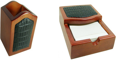 

Essart 2 Compartments Wood Pen Tumbler or Slipcase(Tan)