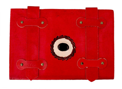 

Pranjals House A5 Notebook(leather diary, Red)