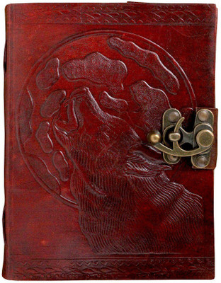 

Pranjals House A5 Notebook(leather journal diary, Brown)