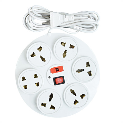 Cion Multi Socket Power Strip extension cord with switch & Indicator 6 A Three Pin Socket available at flipkart for Rs.279