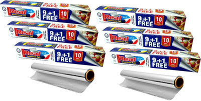 

Real Wrap Real Wrap 9+1 mtrs Aluminium Foil(Pack of 4, 10 m)