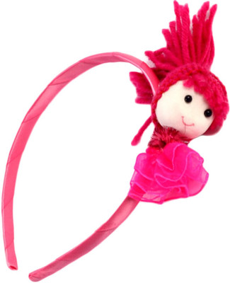 

Dchica Designer Hair Accessories Wool Fabric Pretty Sweet Li Le Doll Head Band(Pink)