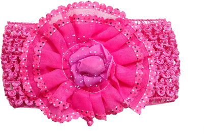 

Bunny Collections Floral Head Band(Pink)