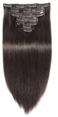 

Majik Imported Quality Human 7 Pcs 120 Grams, 16 Inch Increase Length & volumizer For Women Hair Extension