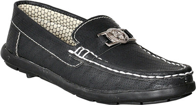 

Leon Boys Slip on Loafers(Black