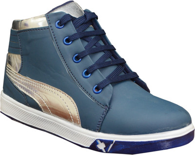 

Leon Boys Lace Sneakers(Blue