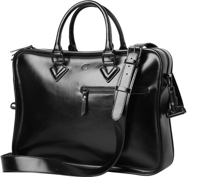 

Scarters 14 inch Laptop Messenger Bag(Black), Jet black