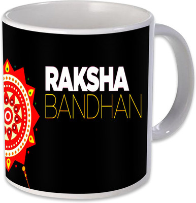 

Heyworlds Happy Raksha Bandhan Gifts 1092 Ceramic Mug(325 ml), Multicolor