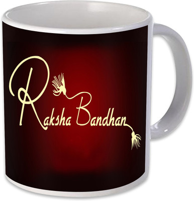 

Heyworlds Happy Raksha Bandhan Gifts 1094 Ceramic Mug(325 ml), Multicolor