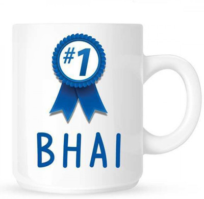 

PIXART BHAI Ceramic Mug(250 ml), White