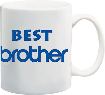 

ME&YOU Raksha Bandhan Gift For Bro/ Bhai; best brother printed Ceramic Mug(325 ml), Multicolor