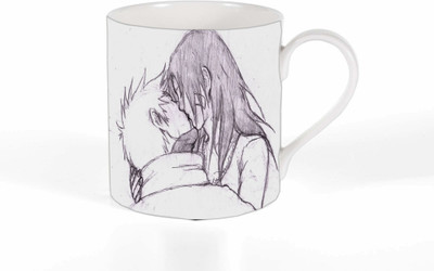 

Parths Ceramic printed coffee mug Ceramic Mug(250 ml), Multicolor