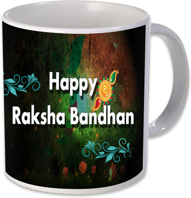 

Heyworlds Happy Raksha Bandhan Gifts 997 Ceramic Mug(325 ml), Multicolor