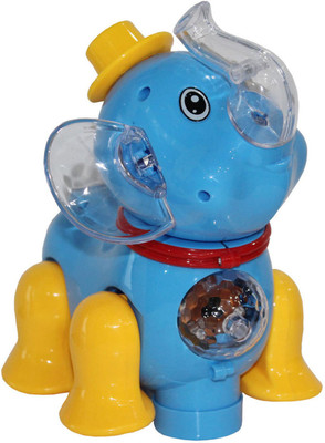 

Toys Factory DANCING ELEPHANT WITH 3D LIGHTS TOY FOR KIDS(Multicolor)