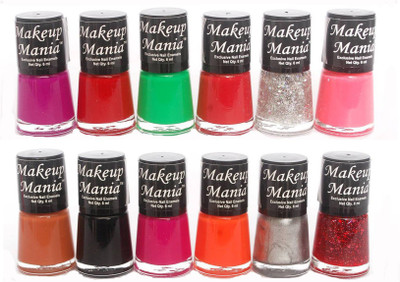 

Makeup Mania Exclusive Nail Polish Set of 12 Pcs. Multicolor Set No. 72(Pack of 12)