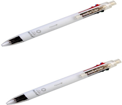 

Baile Baile 6 in 1 - 5 Multicolor Pen + Mechanical Pencil - 2 No.s-Color: whiten2 Ball Pen(Pack of 2)
