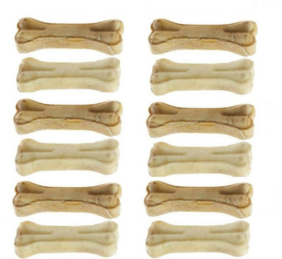 

Imago Digestible Calcium Treat 12 Bones Chicken, Beef, NA Dog Chew(510 g, Pack of 12)