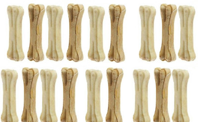 

Imago Digestible Calcium Treat 18 Bones Chicken, Beef, NA Dog Chew(600 g, Pack of 18)