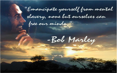 

Bob Marley Inspirational Quotes Poster for room and office Paper Print(12 inch X 18 inch, Rolled)