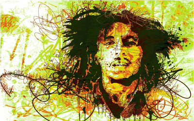 

Bob Marley Poster for room and office Paper Print(12 inch X 18 inch, Rolled)