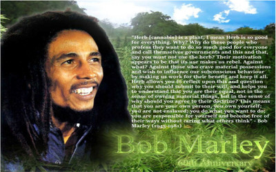

Bob Marley 60th Anniversary About Herb Poster for room and office Paper Print(12 inch X 18 inch, Rolled)