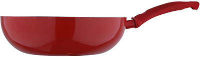 

Bergner Bellini Plus Pressed Kadhai 0 cm(Aluminium, Non-stick, Induction Bottom), Black;red