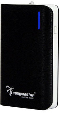 

Lappymaster 7800 mAh Power Bank (PB-036BL, With Dual USB Port)(Black, Black, Lithium-ion)