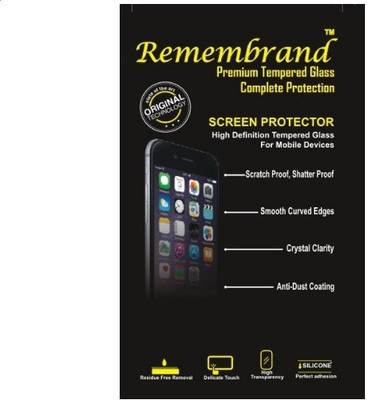 

Remembrand Tempered Glass Guard for Apple iPhone 4, Transparent