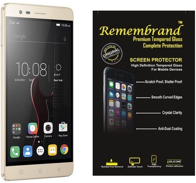 Remembrand Tempered Glass Guard for Lenovo Vibe K5 Note(Pack of 1)