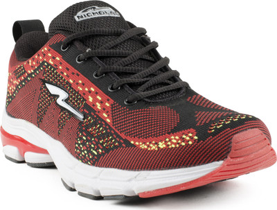 

Nicholas Running Shoes For Men(Multicolor, Red black