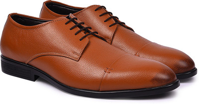 

Andrew Scott Men's Tan Leather Formal Derby For Men(Tan