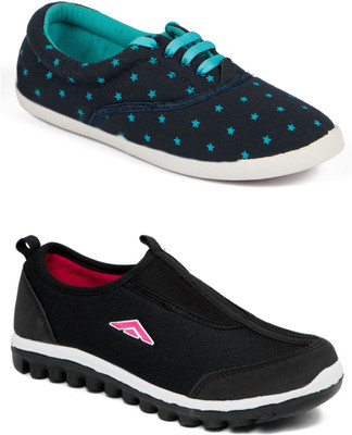 

Asian RIYA-01 & LR-23 Running Shoes For Women(Black, Navy