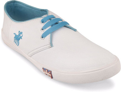 

mima Casuals For Men(White, Blue